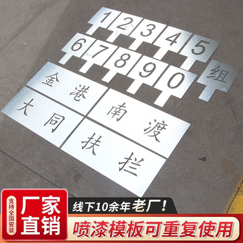 數字鏤空噴漆制作技術 從饃彭噴字模板到工地廣告牌的應用